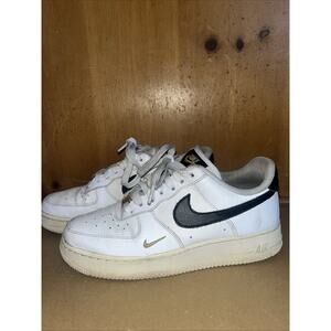 Women's Air Force 1 Size 8 Black And Gold.Size 7 Us As Is.⁉️